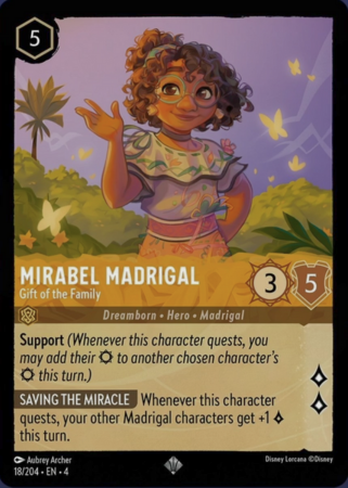 018/204 - Mirabel Madrigal – Gift of the Family - Cold Foil - Ursula's Return