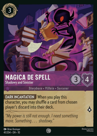 041/204 - Magica De Spell - Shadowy and Sinister - Cold Foil - Whisper in the Wind