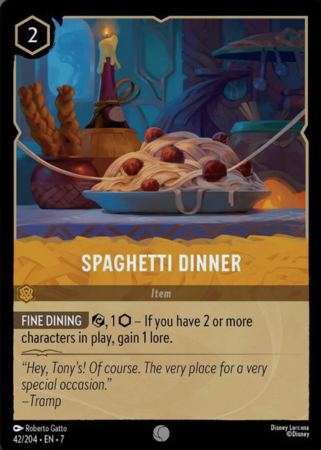 042/204 - Spaghetti Dinner - Cold Foil - Archazia's Island