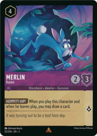 052/204 - Merlin - Rabbit - Cold Foil - Rise of the Floodborn
