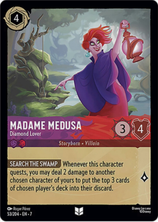 053/204 - Madame Medusa - Diamond Lover - Cold Foil - Archazia's Island