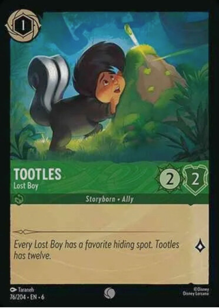 076/204 - Tootles - Lost Boy - Cold Foil - Azurite Sea