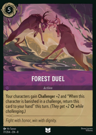077/204 - Forest Duel - Cold Foil - Reign of Jafar