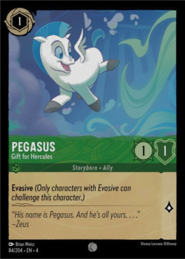 084/204 - Pegasus – Gift For Hercules - Cold Foil - Ursula's Return