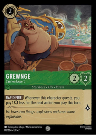 086/204 - Grewnge - Cannon Expert - Cold Foil - Archazia's Island