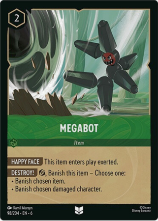 098/204 - Megabot - Cold Foil - Azurite Sea