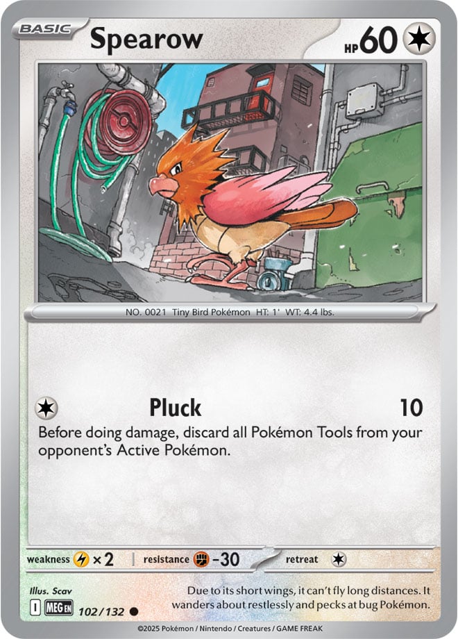 102/132 - Spearow - Mega Evolution