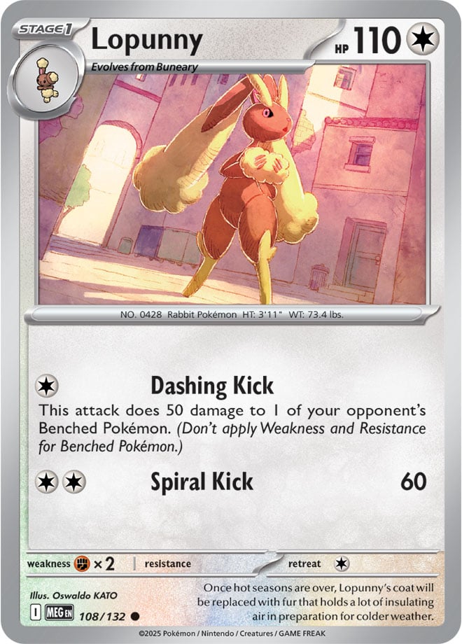 108/132 - Lopunny - Mega Evolution