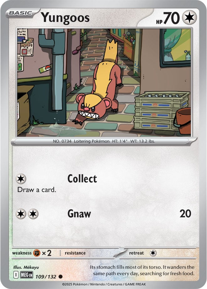 109/132 - Yungoos - Mega Evolution