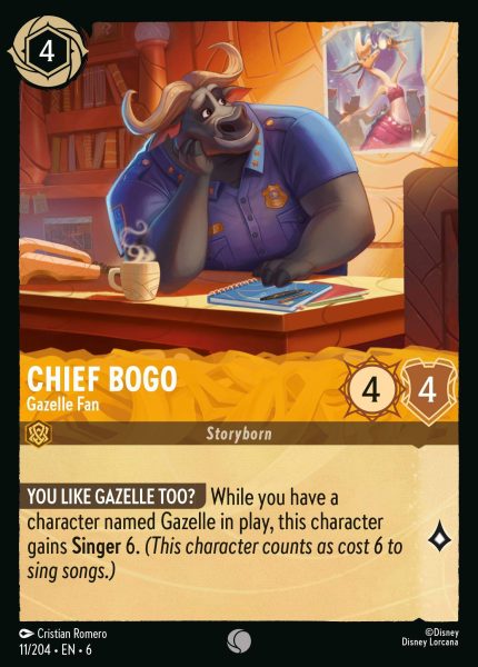 011/204 - Chief Bogo - Gazelle-Fan - Azurite Sea