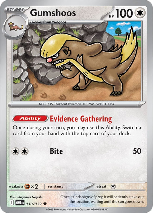 110/132 - Gumshoos - Mega Evolution