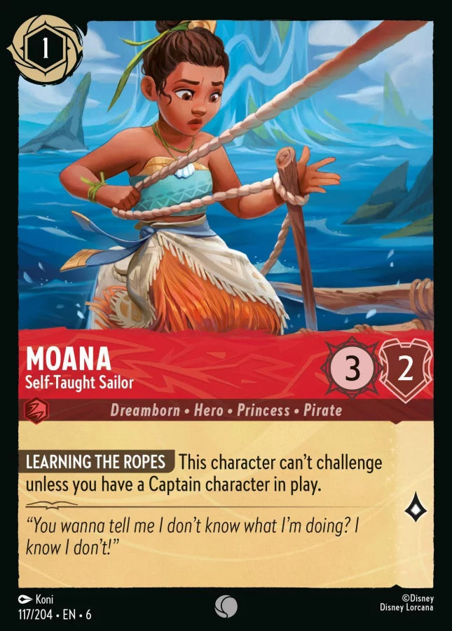 117/204 - Moana - Self-Taught Sailor - Azurite Sea