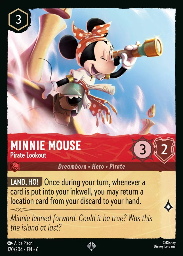 120/204 - Minnie Mouse - Pirate Lookout - Azurite Sea