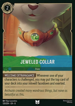 120/204 - Jeweled Collar - Cold Foil - Reign of Jafar