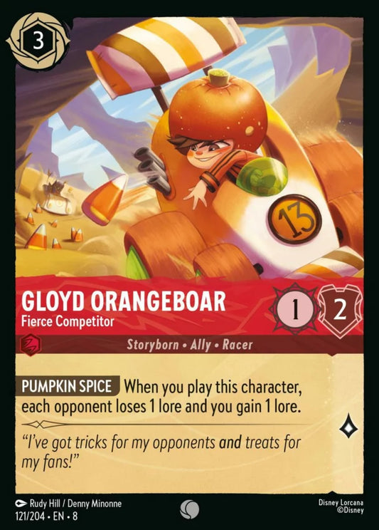 121/204 - Gloyd Orangeboar – Fierce Competitor - Reign of Jafar