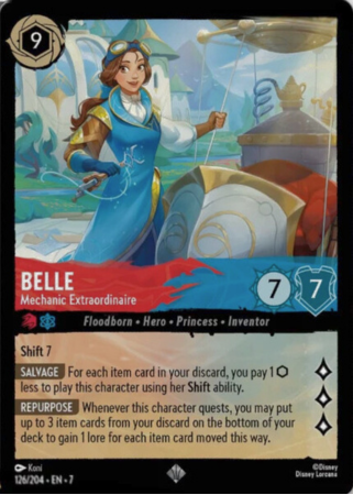 126/204 - Belle - Mechanic Extraordinaire - Cold Foil - Archazia's Island