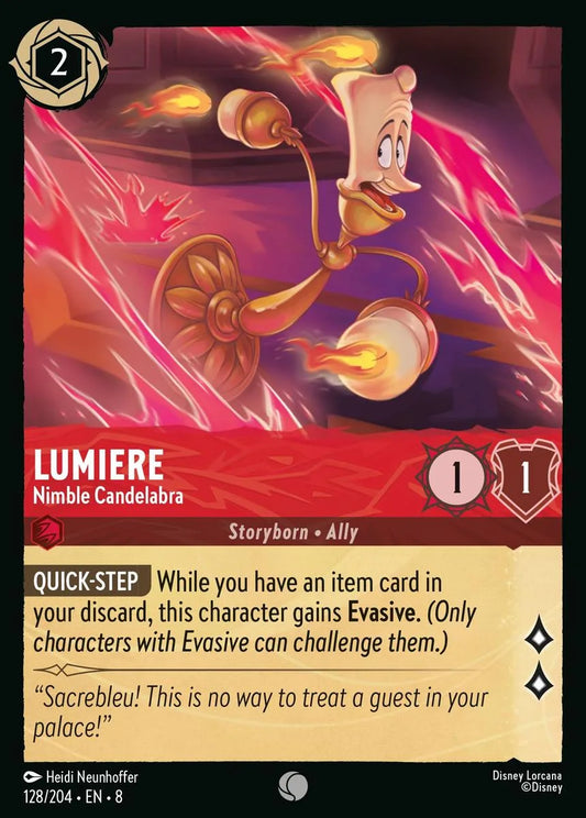 128/204 - Lumiere – Nimble Candelabra - Reign of Jafar