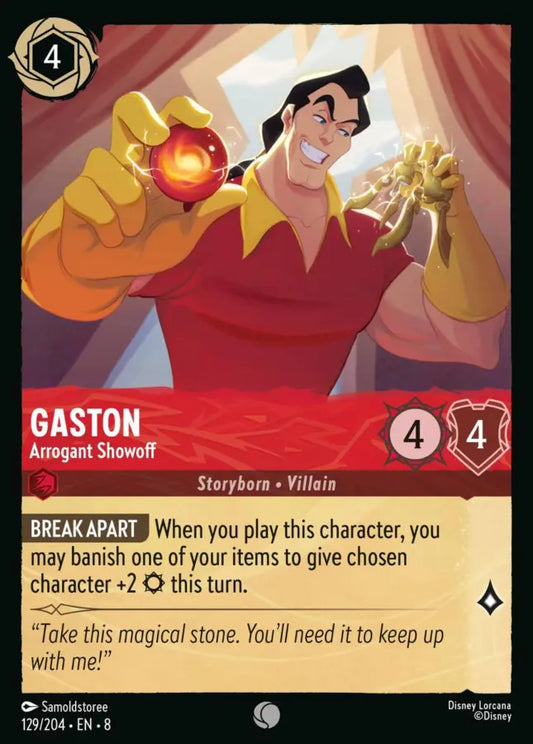 129/204 - Gaston – Arrogant Showoff - Reign of Jafar
