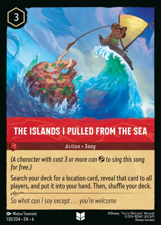 130/204 - The Islands I Pulled From The Sea - Azurite Sea