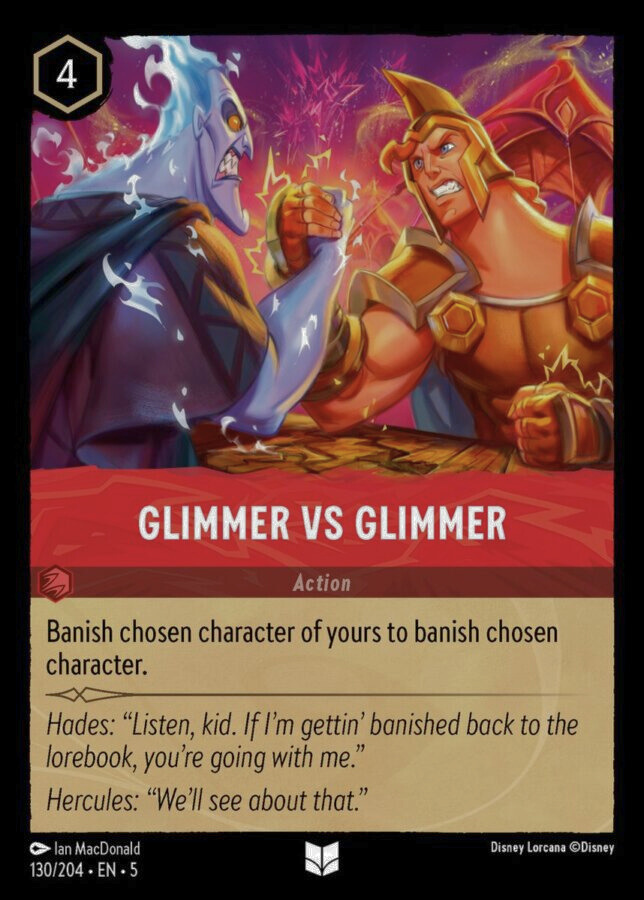 130/204 - Glimmer vs Glimmer - Cold Foil - Shimmering Skies