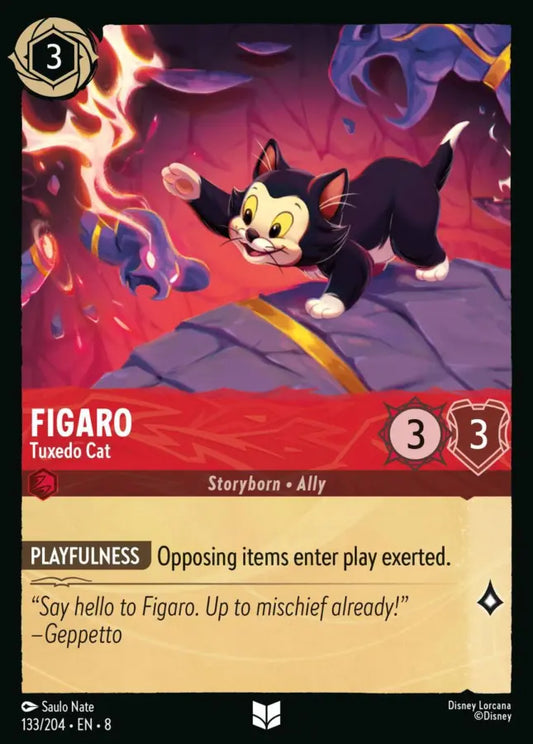 133/204 - Figaro – Tuxedo Cat - Reign of Jafar