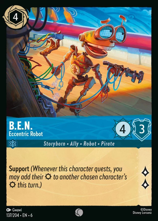 137/204 - B.E.N. - Eccentric Robot - Azurite Sea