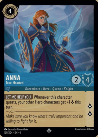 137/204 - Anna - True-Hearted - Cold Foil - Ursula's Return
