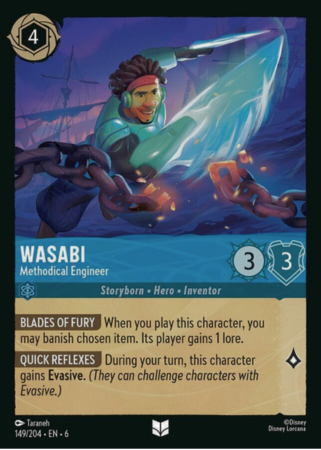 149/204 - Wasabi - Methodical Engineer - Cold Foil - Azurite Sea