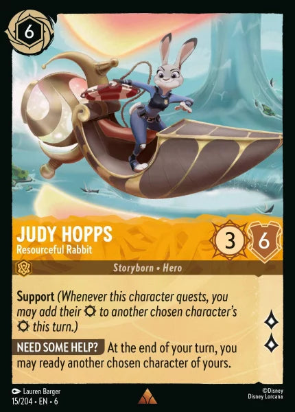 015/204 - Judy Hopps - Resourceful Rabbit - Azurite Sea