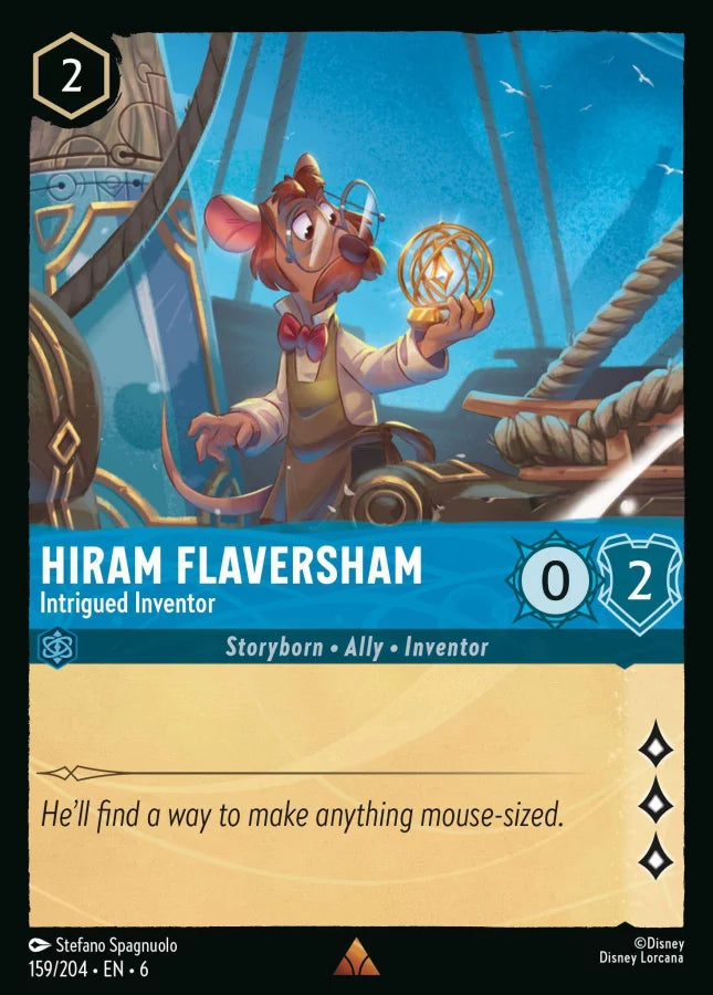 159/204 - Hiram Flaversham - Intrigued Inventor - Azurite Sea