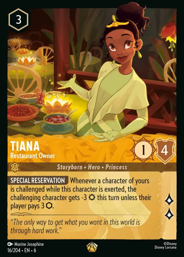 016/204 - Tiana - Resturant Owner - Azurite Sea