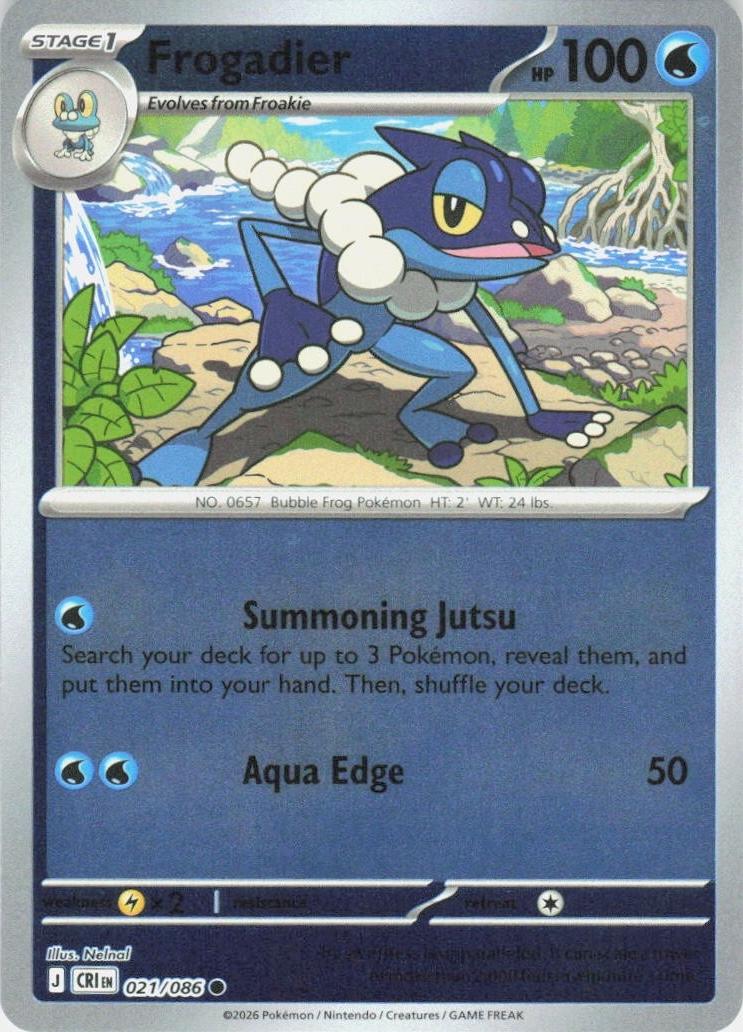 021/086 - Frogadier RH - Chaos Rising