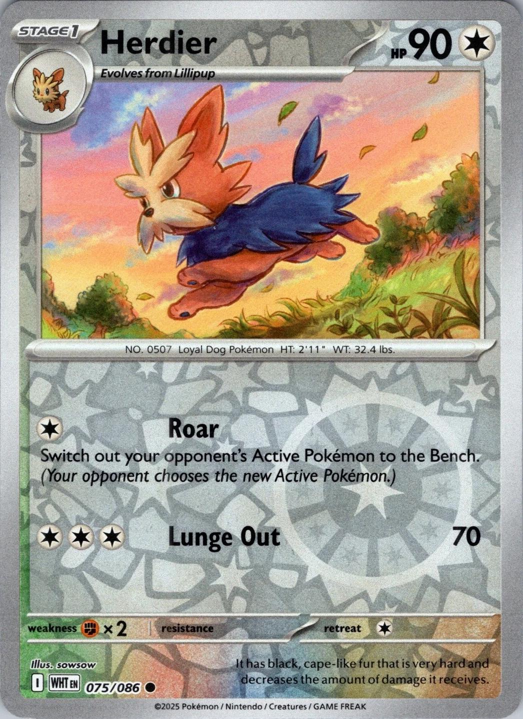 075/086 - Herdier RH - White Flare