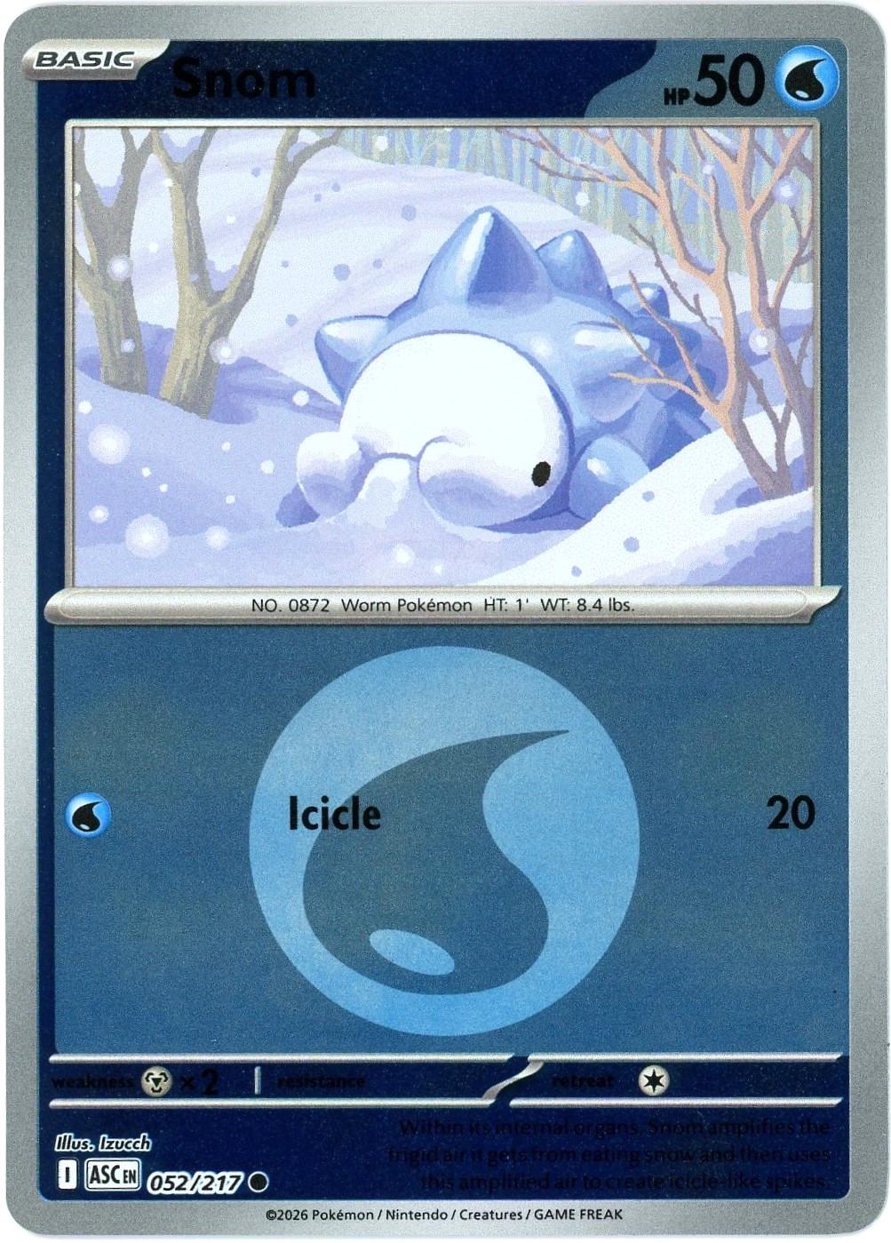 052/217 - Snom - Energy Holo - Ascended Heroes