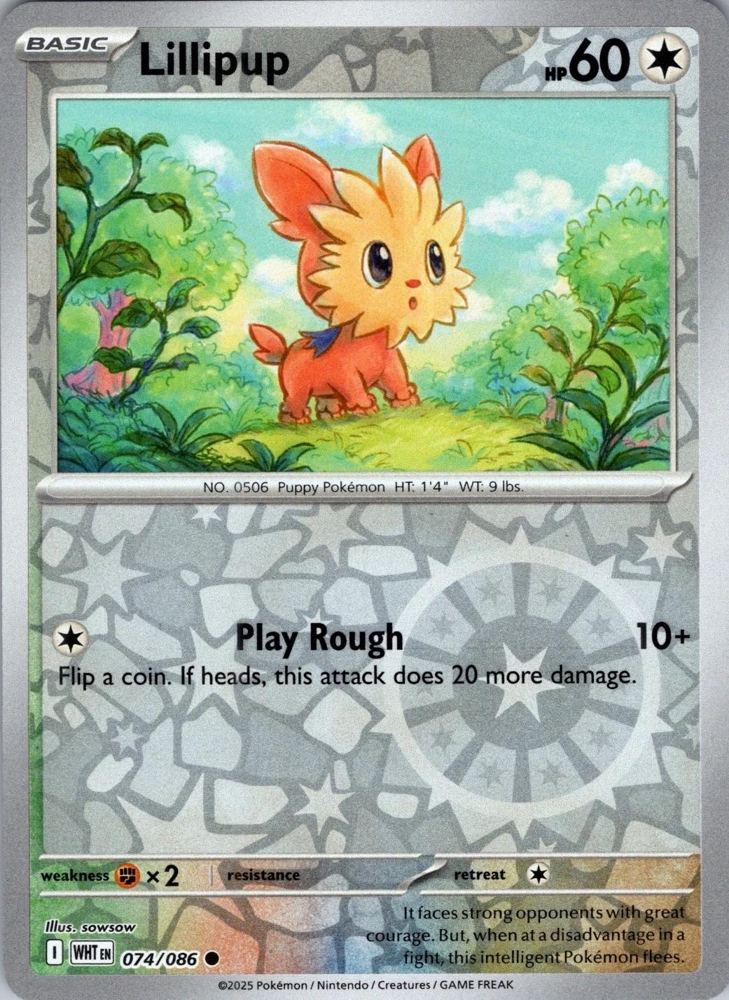 074/086 - Lillipup RH - White Flare