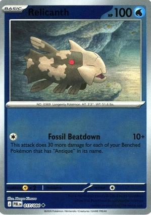 017/084 - Relicanth RH - Pitch Black