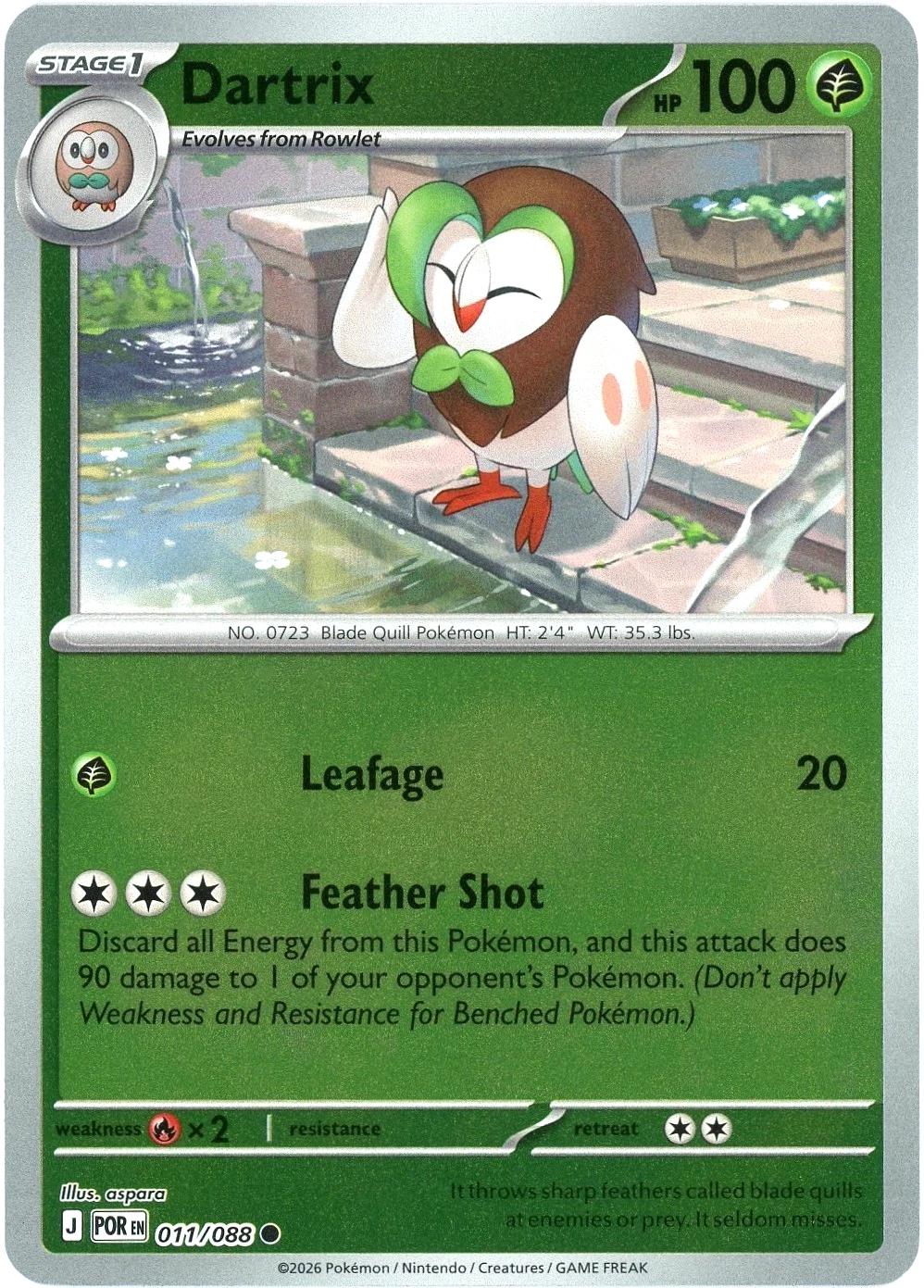 011/088 - Dartrix RH - Perfect Order