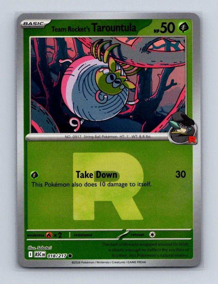 018/217 - Team Rocket’s Tarountula - Reverse Holo - Ascended Heroes