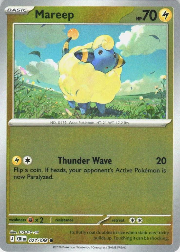 027/086 - Mareep RH - Chaos Rising
