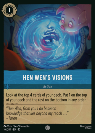 161/204 - Hen Wen’s Visions - Cold Foil - Whisper in the Wind