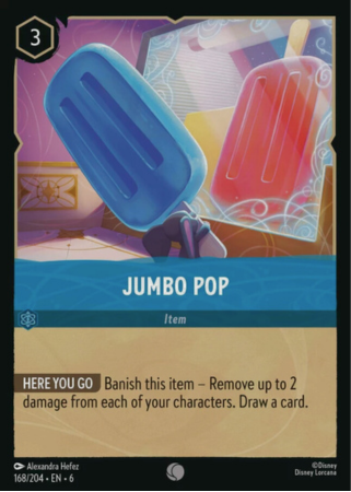 168/204 - Jumbo Pop - Cold Foil - Azurite Sea