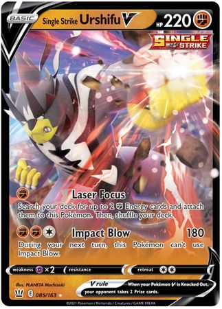 085/163 - Single Strike Urshifu V - Battle Styles