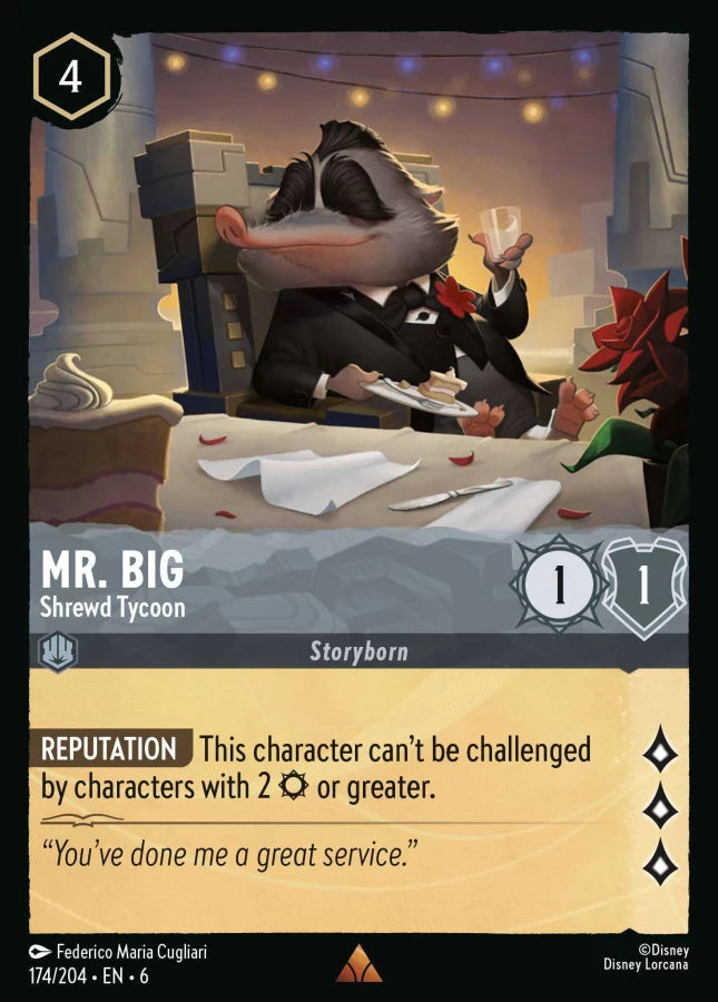 174/204 - Mr. Big - Shrewd Tycoon - Azurite Sea