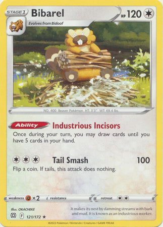 121/172 - Bibarel - Non Holo - Brilliant Stars