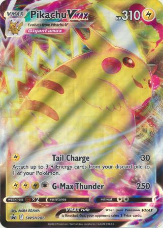 SWSH286 - Pikachu VMAX - Black Star Promo