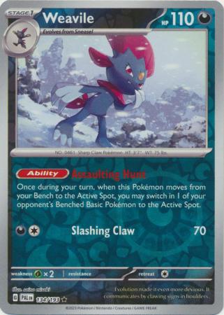 134/193 - Weavile RH - Paldea Evolved