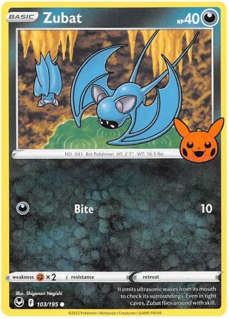 103/195 - Zubat - Trick or Trade 2023 - Silver Tempest