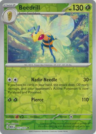 015/165 - Beedrill RH - Pokemon 151