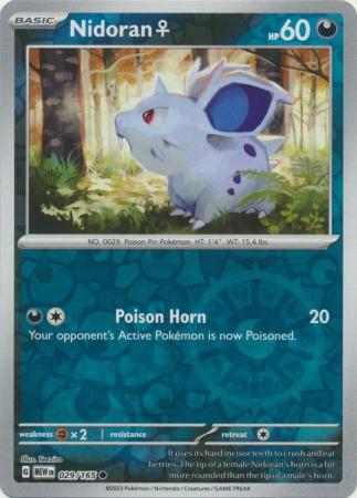 029/165 - Nidoran RH - Pokemon 151