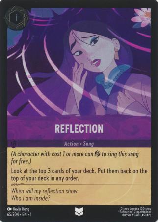 065/204 - Reflection - Cold Foil - The First Chapter